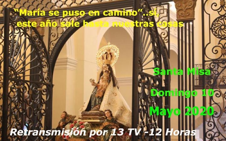 Domingo 10 de mayo : Misa televisada desde la Virgen de la Salud de Barbatona 