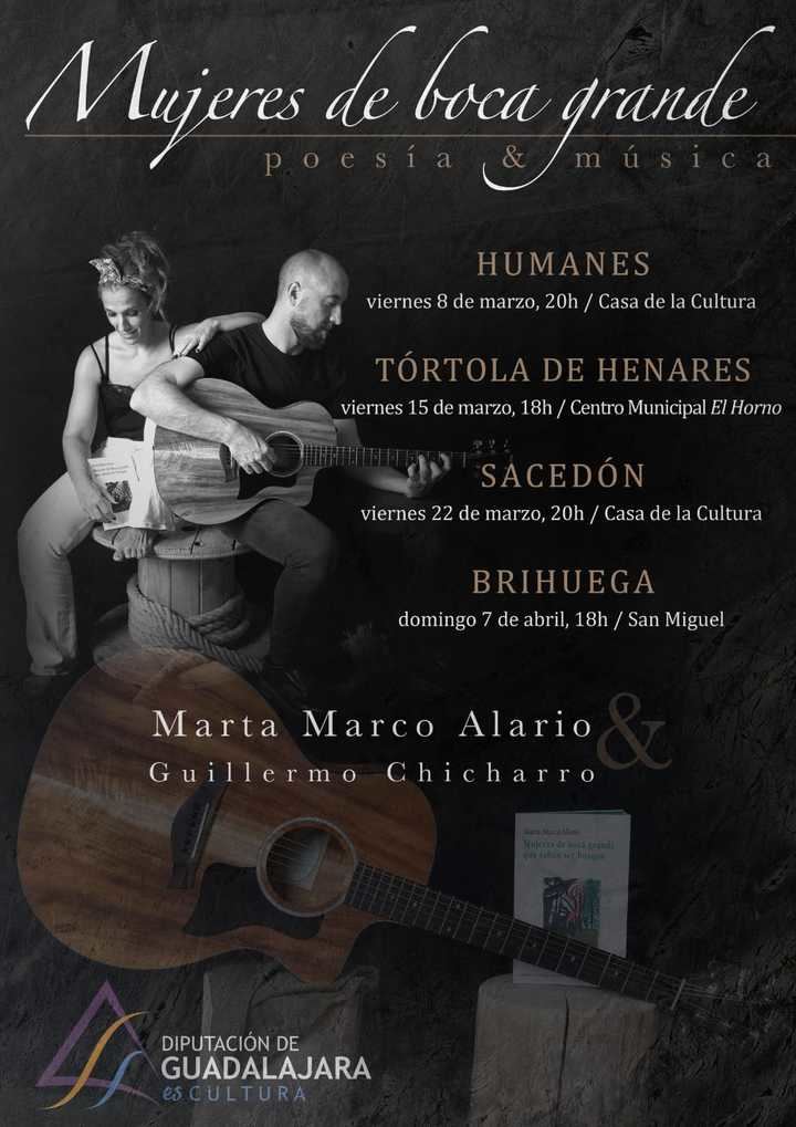 La Diputación de Guadalajara lleva el espectáculo Mujeres de boca grande a cuatro pueblos con motivo del 8M