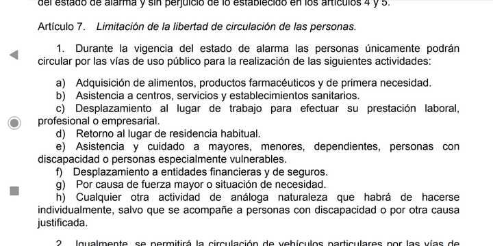 La Policía municipal de Madrid multará a partir de este martes a quien circule sin acreditar una justificación del trabajo