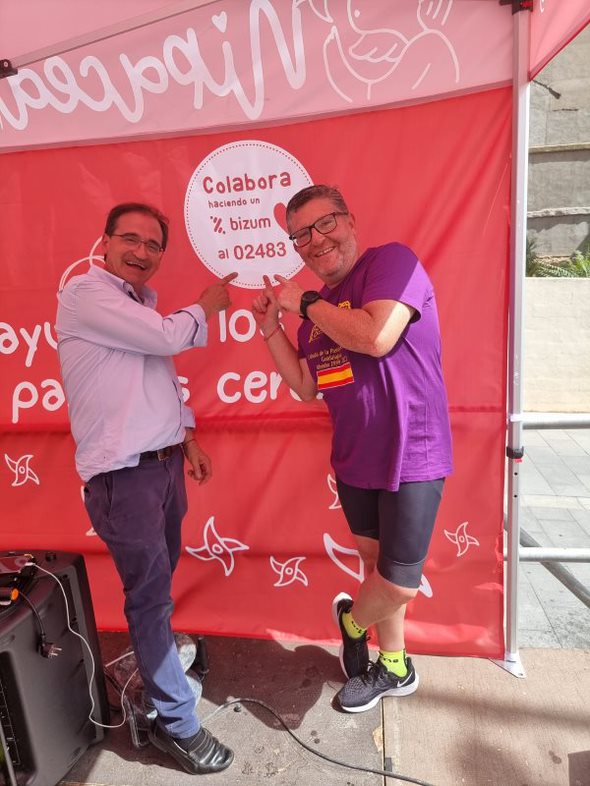 Éxito rotundo en #PedaladasPorNIPACE, 24h dando pedales con Nacho Redondo para visibilizar la Parálisis Cerebral y ayudar a NIPACE