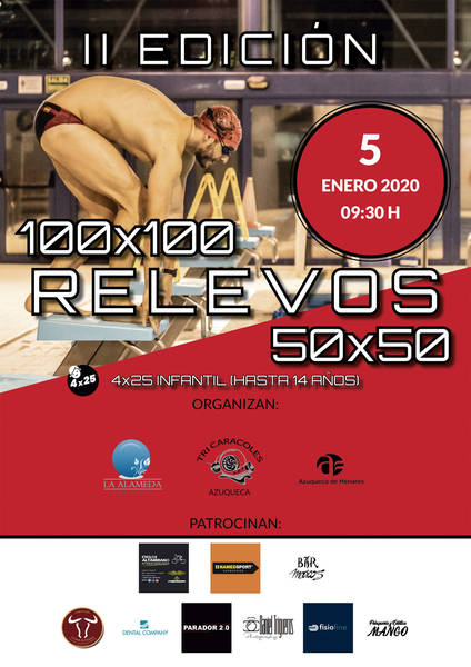 La segunda edición de la prueba de natación 'Relevos Azuqueca' incorpora una competición infantil e inclusiva