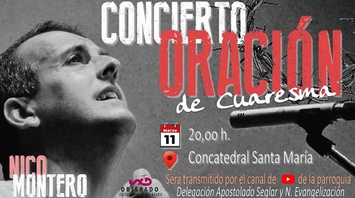 Concierto solidario de Cuaresma a cargo de Nico Montero en Guadalajara