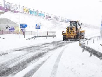 1.250 kilómetros de carretera afectados por el temporal de nieve este viernes en Guadalajara