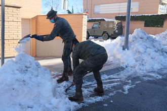 97 nuevos efectivos del Ejército de Tierra se incorporan a partir de este lunes a las tareas de limpieza en Molina de Aragón, El Casar, Chiloeches, Torrejón del Rey y Alovera