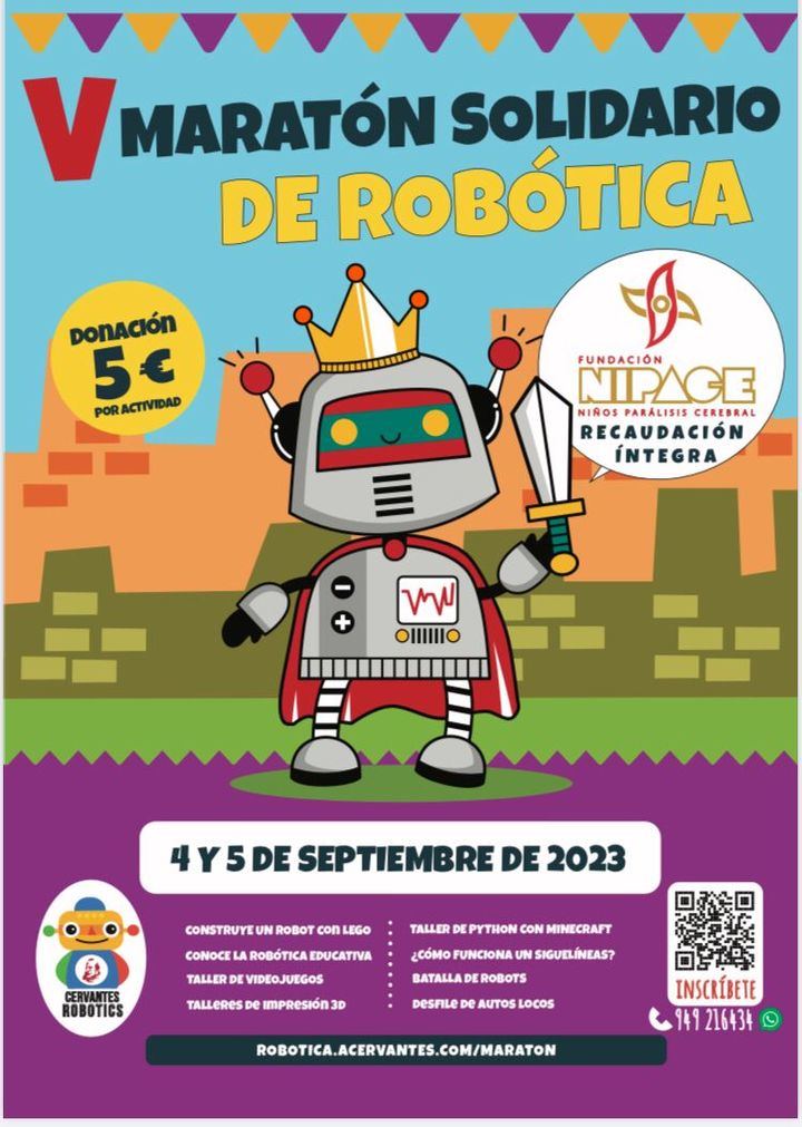 Abiertas las inscripciones para el IV Maratón Solidario de Academia Cervantes en beneficio de Fundación NIPACE