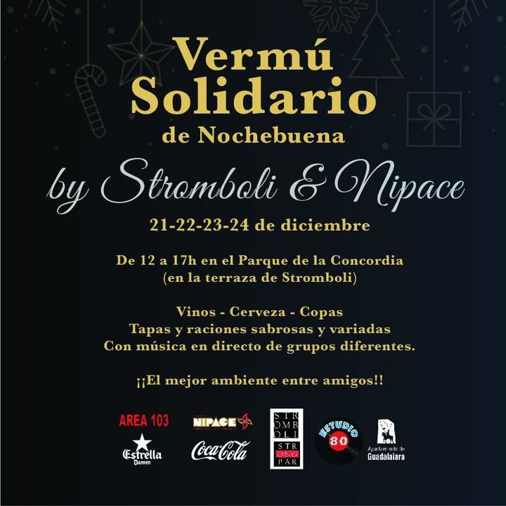 El Clásico Vermú Solidario by Stromboli y NIPACE vuelve a La Concordia estas Navidades con ilusión y prudencia