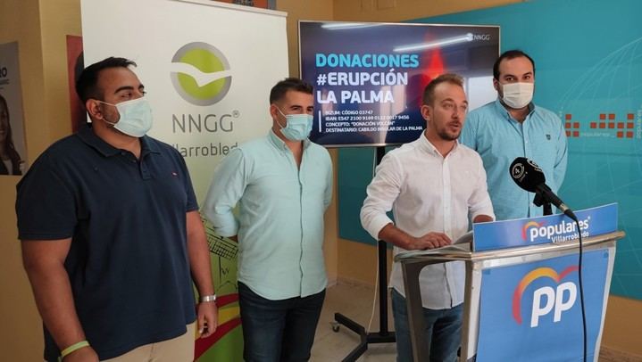  NNGG España iniciará una campaña solidaria para ayudar los vecinos afectados por la erupción volcánica de La Palma