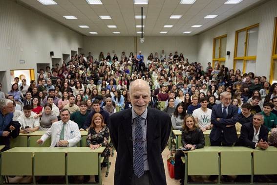 El Premio Nobel de Medicina 2017 Michael Rosbash visita la Universidad de Alcalá