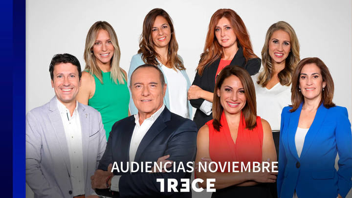 TRECE celebra su décimo aniversario con récord de audiencia en noviembre