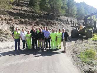 La Diputación de Guadalajara está mejorando ocho carreteras del Señorío de Molina con una inversión de 986.410 total de euros