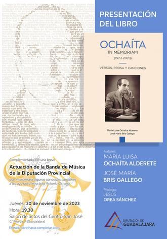 Este jueves se presenta en el Centro San José de Guadalajara el libro Ochaíta in memoriam