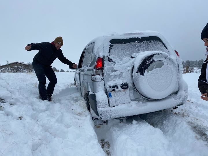 Suspendidas las rutas escolares en Guadalajara por la nieve, se podría alcanzar los 20 centímetros de espesor en la sierra