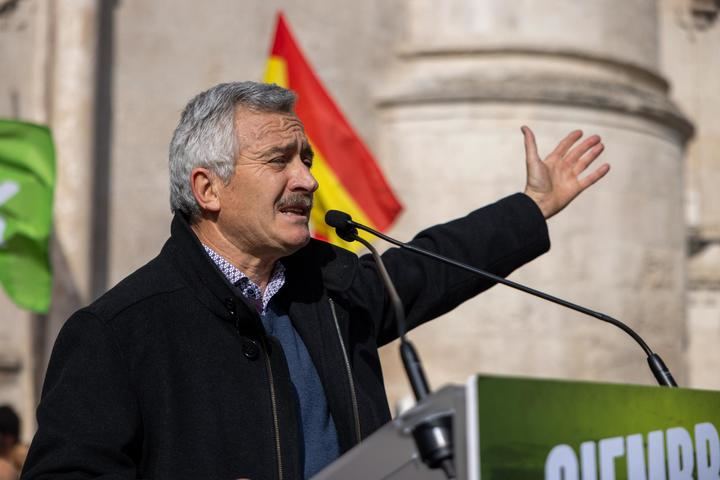 El fundador de Vox, José Antonio Ortega Lara visita Tarancón