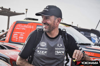 Óscar Fuertes, con ganas de saborear más alegrías en el Dakar