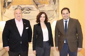 Paco Núñez traslada a Díaz Ayuso el problema de la carretera M-117 y trabajará junto a la presidenta madrileña en buscar una solución a la alta siniestralidad de la vía