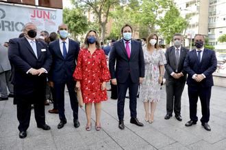 El presidente del PP-CLM, Paco Núñez, asiste al acto institucional con motivo del Día de Castilla-La Mancha, en Guadalajara