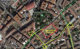 El Ayuntamiento de Azuqueca habilita con motivo de los Reyes Magos un aparcamiento disuasorio junto al parque de La Ermita