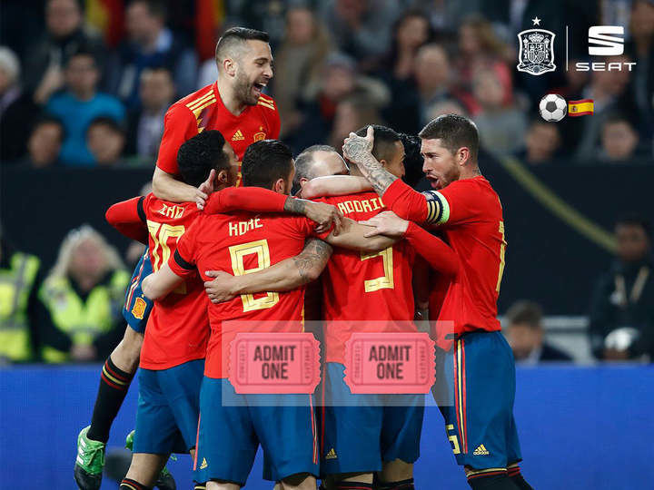 ¿Quién quiere disfrutar de una entrada doble para ver a la Selección Española de Fútbol contra Rumanía en el Wanda? Seat Amarco Car de Guadalajara te invita