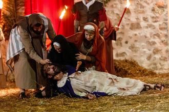 Éxito de público y de representación en la Pasión Viviente de Iriépal