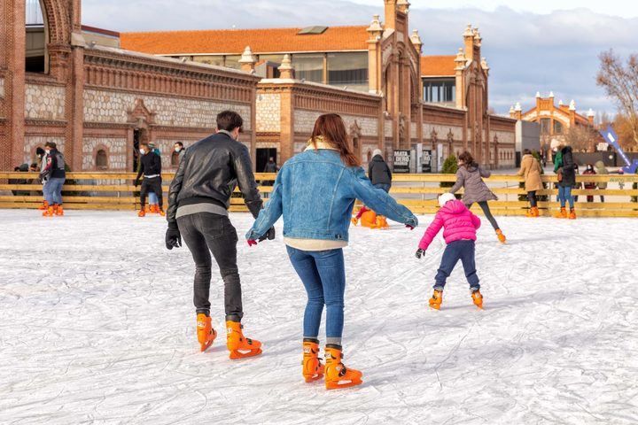 Es tiempo de patinar estas navidades...en Madrid
