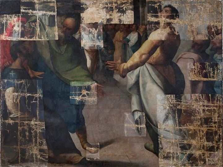 El Museo del Greco expone la obra Pentecostés de Herrera el Viejo y su proceso de estudio y restauración