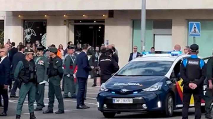 Sonora pitada a Grande-Marlaska en León en un acto de la Guardia Civil 