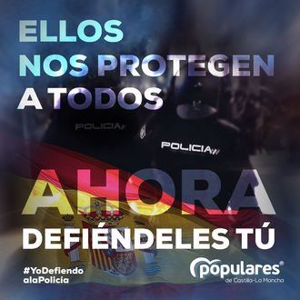 El PP de Guadalajara inicia una campaña de recogida de firmas en apoyo a las Fuerzas y Cuerpos de Seguridad del Estado
