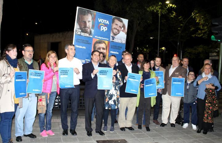 ARRANCA LA CAMPAÑA ELECTORAL : Guarinos pide el voto para el PP porque “es el único partido capaz de poner fin al bloqueo institucional, político, económico y social que vive nuestro país”
