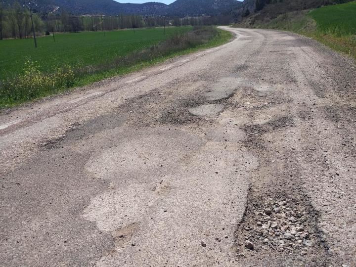 El PP pedirá al Gobierno del socialista Page el arreglo inmediato de la carretera de Huertahernando, la CM 2113