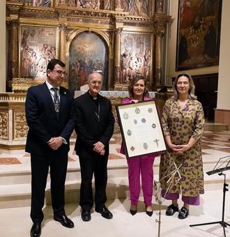 Mercedes Castellanos pregonó la Semana Santa en Guadalajara con un recorrido hacia su fe y la esencia de las cofradías