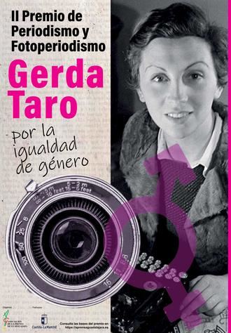 La Asociación de la Prensa de Guadalajara convoca el II Premio de Periodismo y Fotoperiodismo ´Gerda Taro´ por la igualdad de género