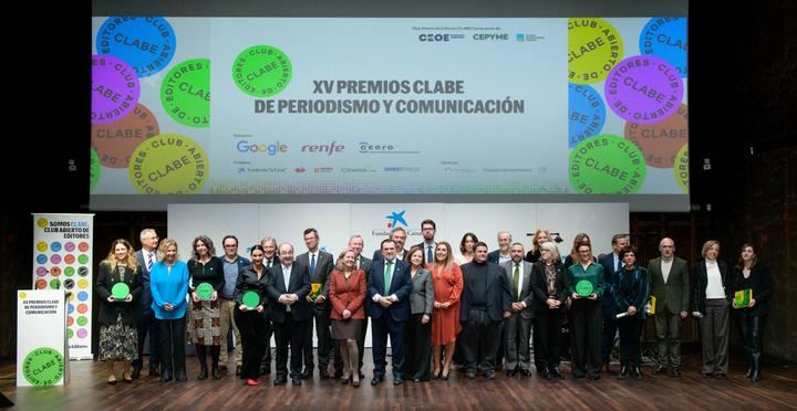 Compromiso y Confianza en el sector editorial, protagonistas de la XV edición de los Premios CLABE de Periodismo y Comunicación