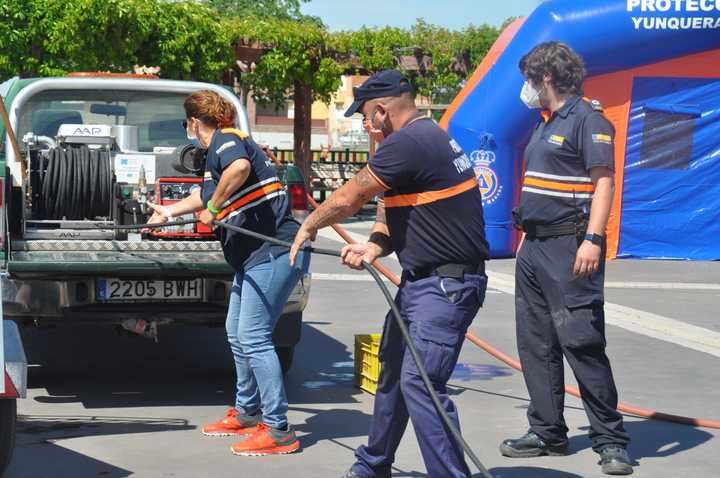 La Agrupación Local de Protección Civil de Yunquera de Henares se pone a punto de cara a la campaña de lucha contra incendios