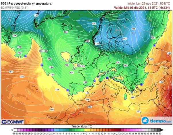¿Qué tiempo hará el Puente de la Inmaculada?