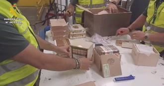 Intervienen en Barajas 145.000 puros sin declarar valorados en 3 millones de euros