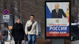Putin, reelegido para un quinto mandato presidencial en Rusia con el 87 % de los votos