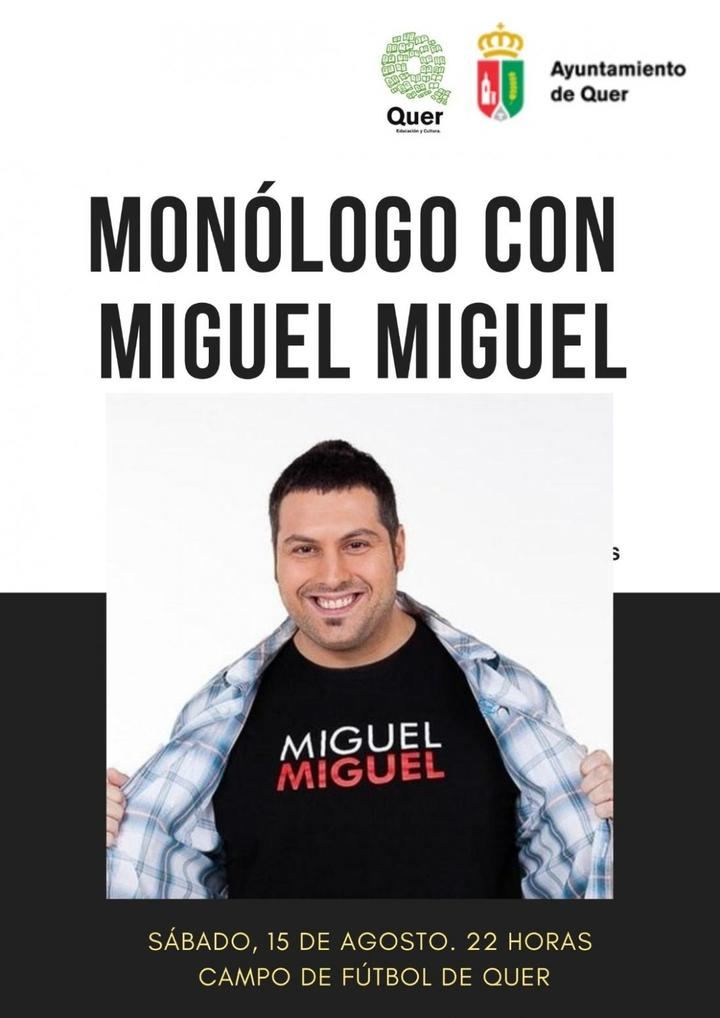 Este sábado, el cómico y mago Miguel Miguel en Quer
