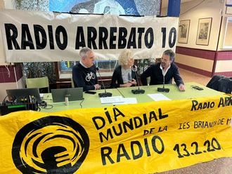 El Ayuntamiento de Guadalajara participa en el marat&#243;n radiof&#243;nico de Radio Arrebato en el IES Brianda de Mendoza 