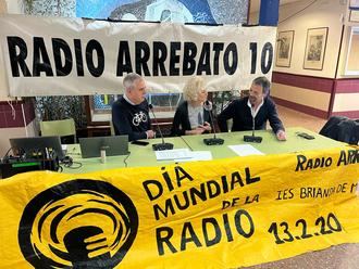 El Ayuntamiento de Guadalajara participa en el maratón radiofónico de Radio Arrebato en el IES Brianda de Mendoza