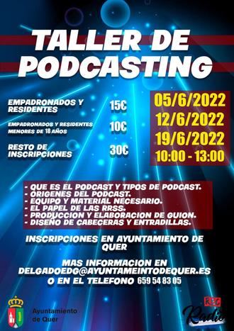 En junio, taller de podcasting para poder participar en la radio local de Quer