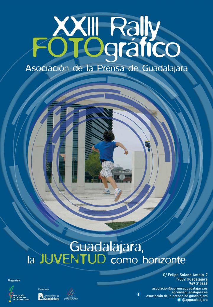 Guadalajara, la juventud como horizonte título del XXIII Rally Fotográfico, el certamen que organiza la Asociación de la Prensa de Guadalajara premia la mejor colección y fotografía