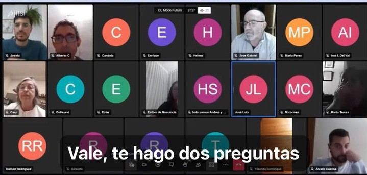 Joselu Resuela (Podemos) cosechó un gran éxito en su primer encuentro virtual