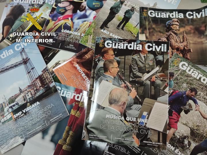 La Guardia Civil de Guadalajara recuerda que la única revista oficial y profesional de la institución se llama GUARDIA CIVIL