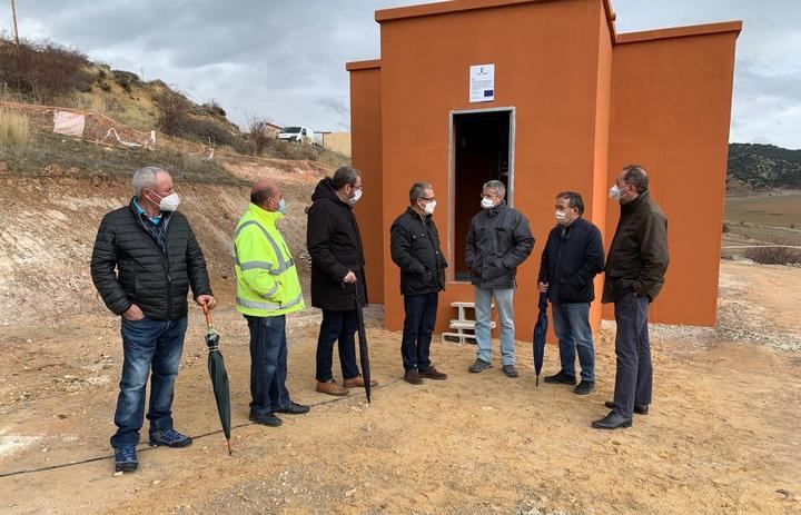 El Gobierno regional invierte cerca de 65.000 euros en el nuevo depósito de agua potable del municipio de Megina