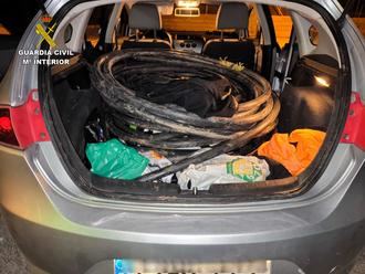 Desarticulado en Alcolea un grupo criminal dedicado al robo de cable telefónico