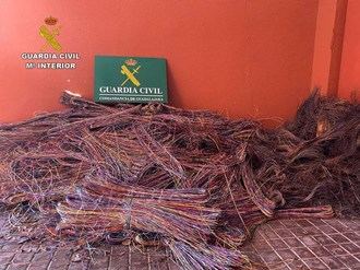 La Guardia Civil detiene a cuatro personas por la comisión de nueve delitos de robo de cable de cobre en diferentes localidades de Guadalajara