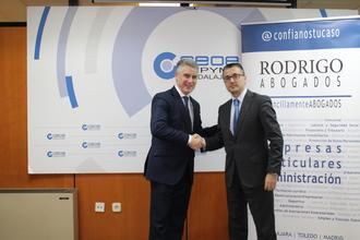 CEOE-CEPYME Guadalajara y el bufete Rodrigo Abogados renuevan su Convenio de Colaboración