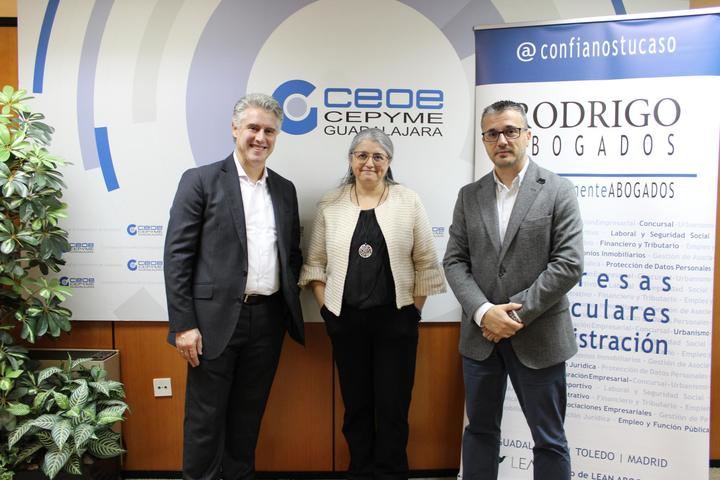Renovado el Convenio de Colaboración entre CEOE-CEPYME Guadalajara y Rodrigo Abogados