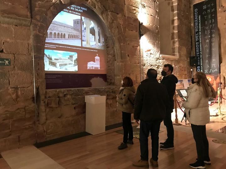 Inaugurado el ámbito expositivo 4 en el futuro Centro de Interpretación del Románico provincial en la Iglesia de Santiago