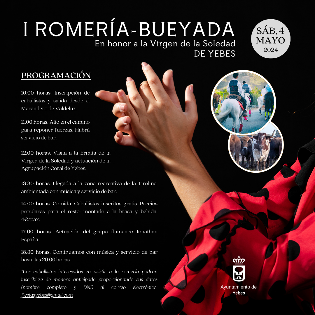 Yebes celebra este fin de semana su primera Romería en honor a la Virgen de la Soledad